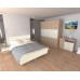 Dormitor Milano cu Pat Sonoma 160x200 cm